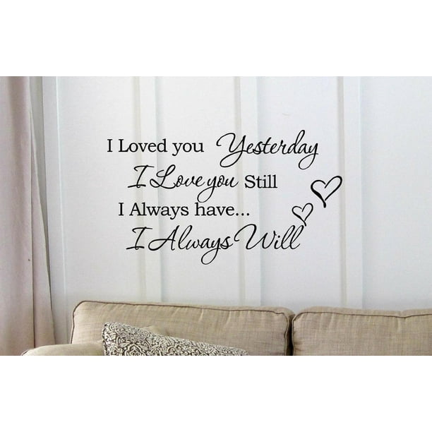 EVERY LOVE STORY WALL ART QUOTE STICKER LOVE DECAL ALWAYS KISS X12